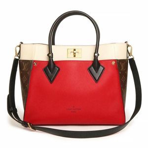 On My Side    Calf Leather Monogram Rouge Pilat Red